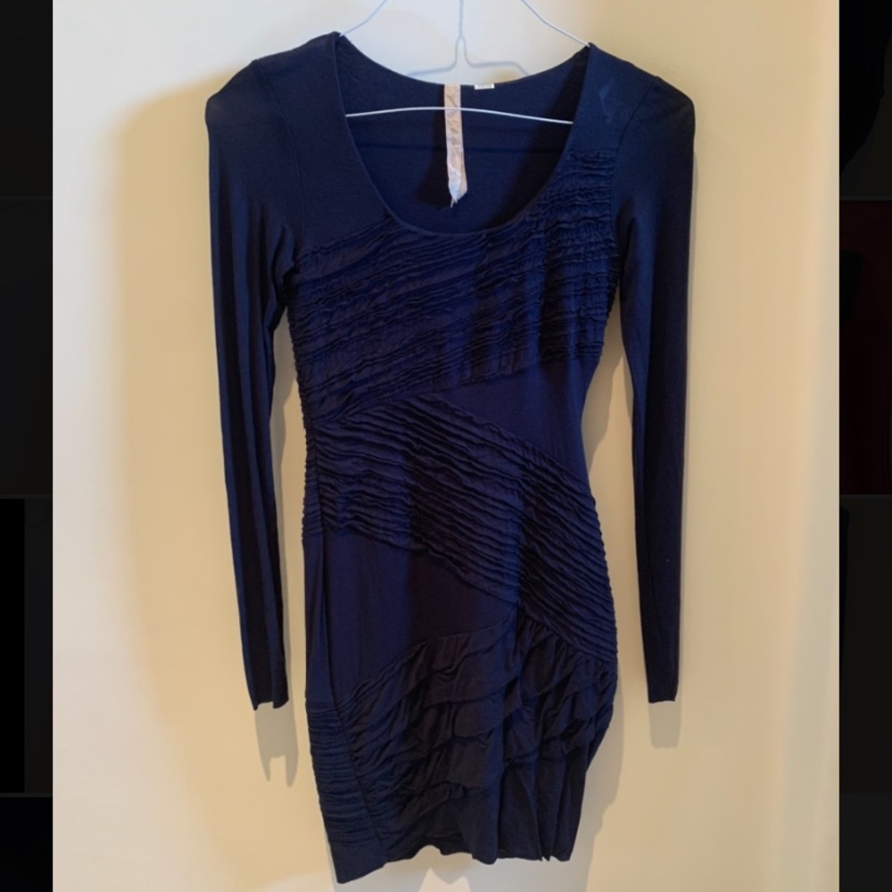 Bailey 44 navy bodycon dress.